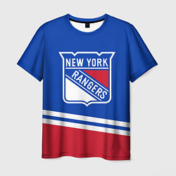 Мужская футболка New York Rangers Нью Йорк Рейнджерс