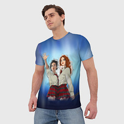 Футболка мужская ТаТу Музыкальная группа by sexygirlsdraw, цвет: 3D-принт — фото 2