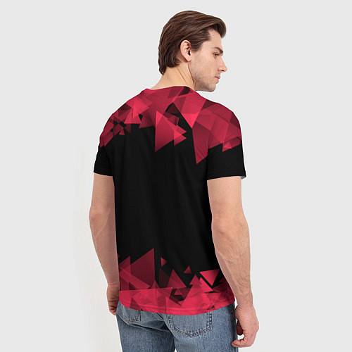 Мужская футболка Valorant - Геометрия / 3D-принт – фото 4