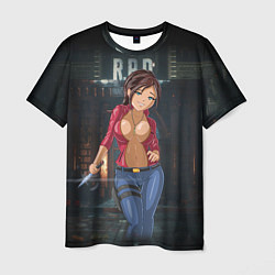 Мужская футболка Claire Redfield from Resident Evil 2 remake by sex