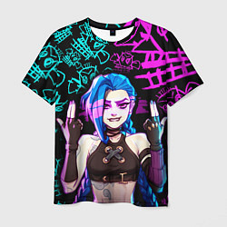 Мужская футболка JINX ДЖИНКС NEON PATTERN