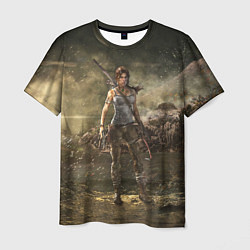 Футболка мужская Tomb Raider Лара Крофт, цвет: 3D-принт