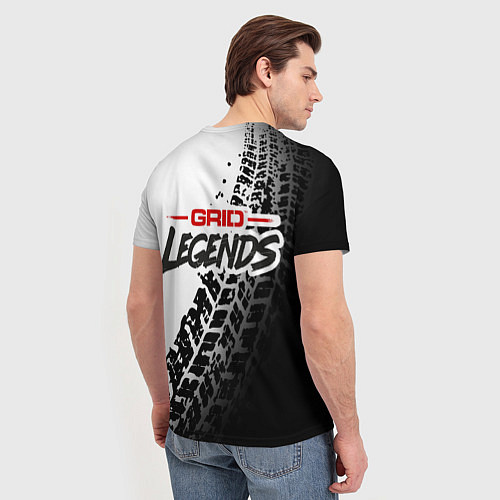 Мужская футболка GRID-LEGENDS / 3D-принт – фото 4