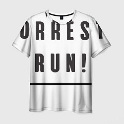 Мужская футболка Run! forrest! run! Форест Гамп
