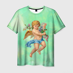 Мужская футболка Ангел Святой