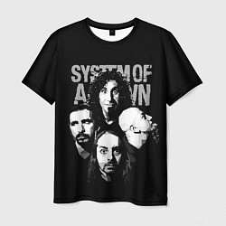 Мужская футболка System of a Down рок группа