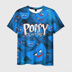 Мужская футболка Poppy Playtime Pattern background