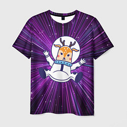 Мужская футболка Космический олень Space Deer