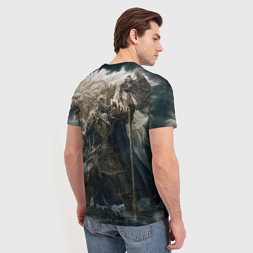 Мужская футболка Годфри и лев Elden Ring / 3D-принт – фото 4