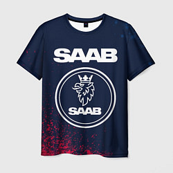 Мужская футболка SAAB - Краска
