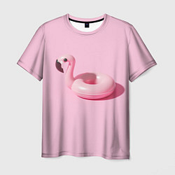 Футболка мужская Flamingos Розовый фламинго, цвет: 3D-принт