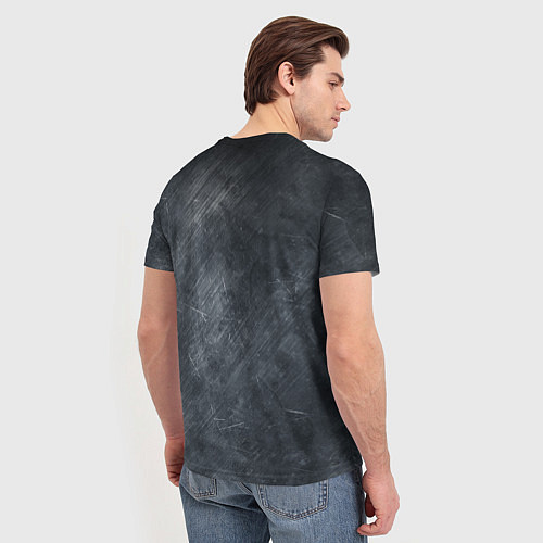 Мужская футболка Металлические пластины VOLVO / 3D-принт – фото 4