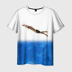 Мужская футболка Спортивное плавание Aqua sport