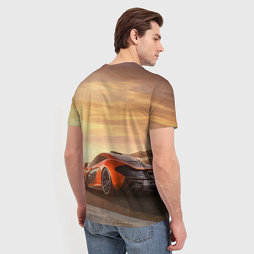 Мужская футболка McLaren - легендарная гоночная команда! / 3D-принт – фото 4