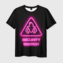 Мужская футболка Five Nights at Freddys: Security Breach лого