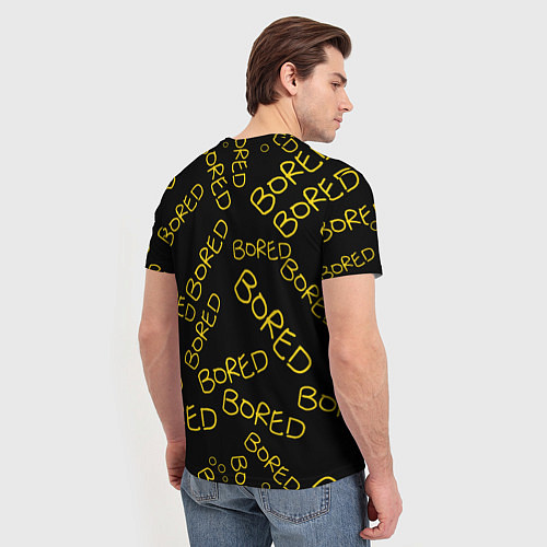 Мужская футболка Sherlock Bored Pattern / 3D-принт – фото 4