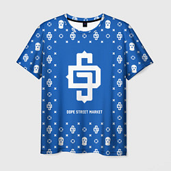 Мужская футболка Узор Blue Dope Street Market
