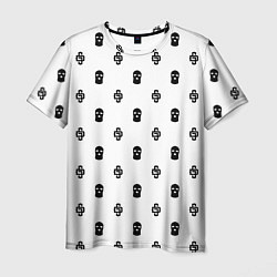 Футболка мужская Узор Mono White Dope Camo Dope Street Market, цвет: 3D-принт