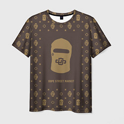 Мужская футболка Узор Monogramm Dope Ski Mask Dope Street Market