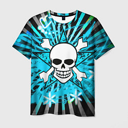 Мужская футболка Neon Skull