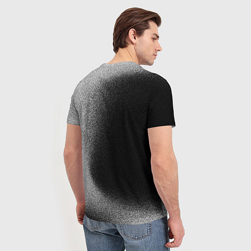Мужская футболка Брутальный единорог / 3D-принт – фото 4