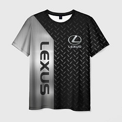 Мужская футболка Lexus Лексус Сталь матал