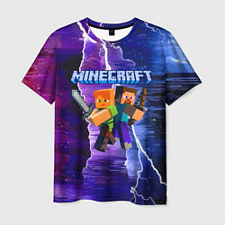 Мужская футболка Minecraft Neon