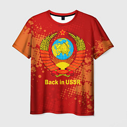 Футболка мужская Back in USSR - Назад в СССР, цвет: 3D-принт
