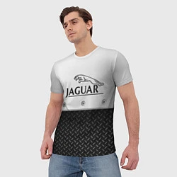 Футболка мужская Jaguar Ягуар Сталь, цвет: 3D-принт — фото 2