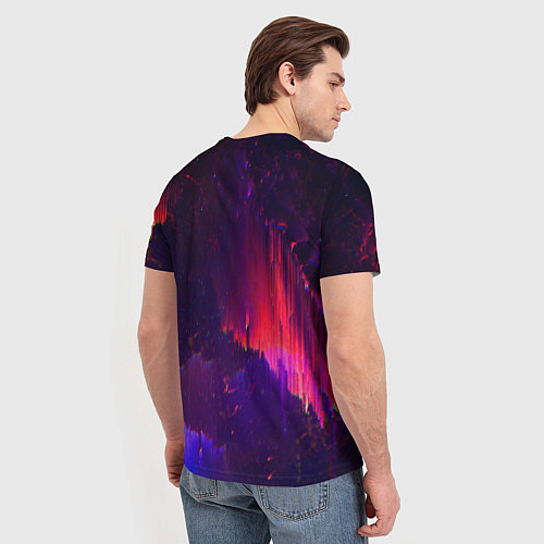 Мужская футболка Space Glitch / 3D-принт – фото 4