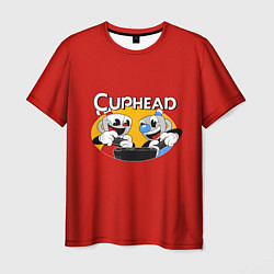 Мужская футболка Cuphead and Mugman Gamers
