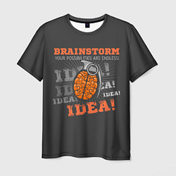 Мужская футболка Мозговой Штурм Brainstorm