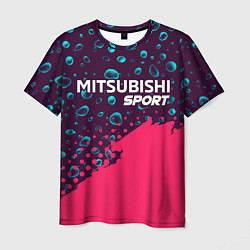 Футболка мужская MITSUBISHI Sport Краски, цвет: 3D-принт
