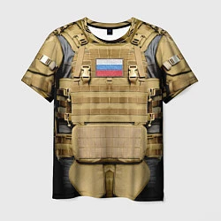 Мужская футболка Бронежилет- армия России