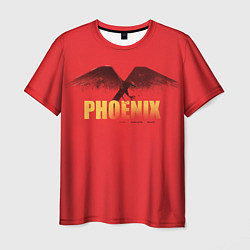 Футболка мужская Фантастические Твари Phoenix, цвет: 3D-принт