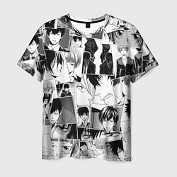 Футболка мужская Psycho Pass pattern, цвет: 3D-принт