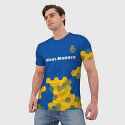 Футболка мужская РЕАЛ МАДРИД Real Madrid Графика, цвет: 3D-принт — фото 2