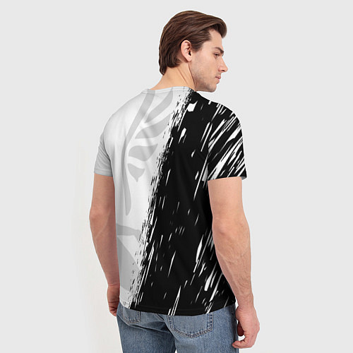 Мужская футболка WALHALLA TEAM LOGO BLACK ТОКИЙСКИЕ МСТИТЕЛИ / 3D-принт – фото 4