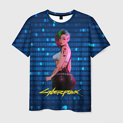 Мужская футболка Cyberpunk 18 art Judy