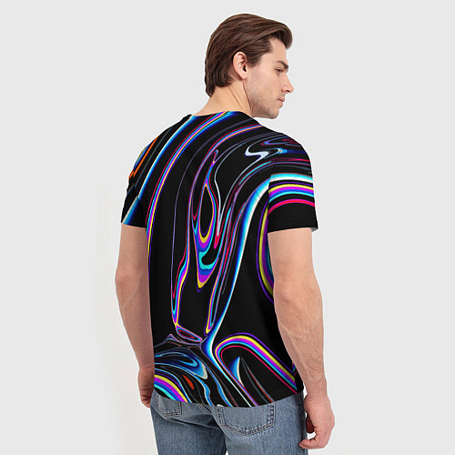 Мужская футболка Vanguard pattern Neon / 3D-принт – фото 4