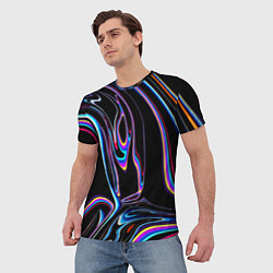 Футболка мужская Vanguard pattern Neon, цвет: 3D-принт — фото 2