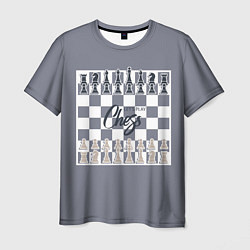 Мужская футболка Lets play chess