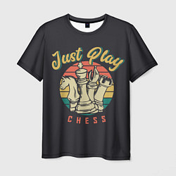 Мужская футболка Just Play Шахматы