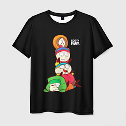 Мужская футболка Южный парк персонажи - South Park