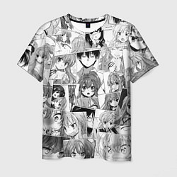 Мужская футболка Toradora pattern
