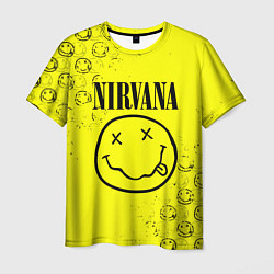 Мужская футболка NIRVANA лого