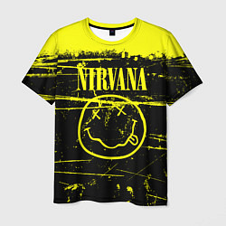 Мужская футболка NIRVANA гранж