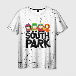 Мужская футболка Южный парк мультфильм - персонажи South Park