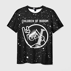 Мужская футболка Children of Bodom КОТ Брызги