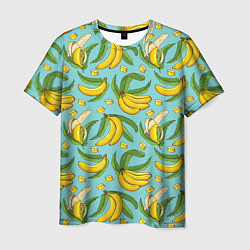 Футболка мужская Banana pattern Summer Fashion 2022, цвет: 3D-принт